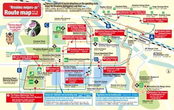 Mapa astigarrak begizta hiroshimako